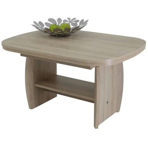 Funktionscouchtisch - holzfarben - Materialmix - 68 cm - 62 cm - cm 68,0 | Möbel Kraft