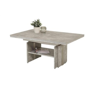 Funktionscouchtisch  Pantelleria ¦ grau ¦ Maße (cm): B: 68 H: 69