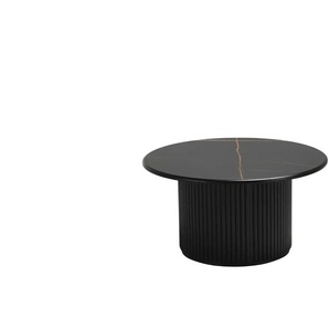 Furnhouse Couchtisch  Easy ¦ schwarz ¦ Maße (cm): H: 42  Ø: 80