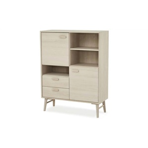 Furnhouse Highboard   ¦ holzfarben ¦ Maße (cm): B: 100 H: 130