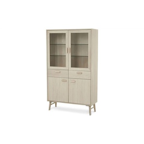 Furnhouse Vitrine ¦ holzfarben ¦ Maße (cm): B: 110 H: 187