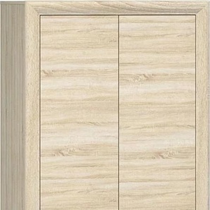 Furnimasters Kleiderschrank Eiche sonoma MDF truffle 92 cm SOLVER