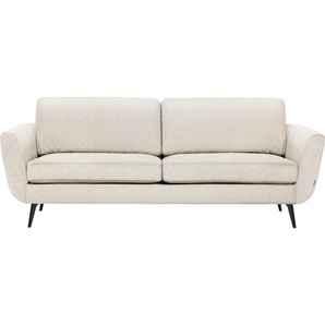 2,5-Sitzer FURNINOVA Smile Sofas Gr. B/H/T: 217 cm x 85 cm x 93 cm, Struktur, ohne Bettfunktion, weiß (snow) 2-Sitzer Sofas im skandinavischen Design