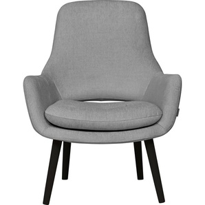 Cocktailsessel FURNINOVA Bowery Sessel Gr. Struktur, B/H/T: 76 cm x 93 cm x 76 cm, silberfarben (silver) Clubsessel Cocktailsessel im skandinavischen Design
