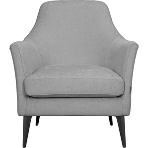 Cocktailsessel FURNINOVA Dione Sessel Gr. Struktur, B/H/T: 70 cm x 83 cm x 78 cm, silberfarben (silver) Clubsessel Cocktailsessel im skandinavischen Design
