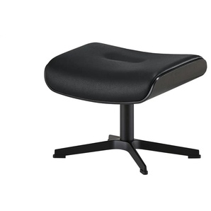 Fußablage Leder Timeout ¦ schwarz ¦ Maße (cm): B: 50 H: 34 T: 38.0