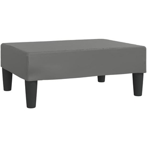 Fußhocker Grau 78x56x32 cm Kunstleder