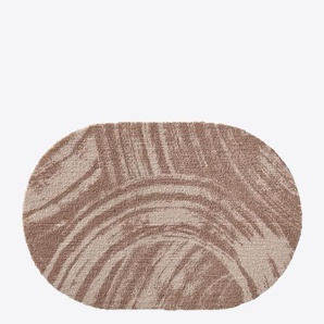 Fußmatte AKZENTE FEEL Teppiche Gr. B/L: 66 cm x 160 cm, 7 mm, 1 St., grau (taupe) Fußmatten gemustert