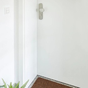 Fußmatte ANDIAMO Samson Teppiche Gr. B/L: 60 cm x 100 cm, 6 mm, 2 St., braun Designer Fußmatten Schmutzfangmatte, 2er Set, Maße: 60100 cm & 67180 cm, waschbar
