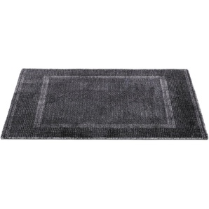 Fußmatte BARBARA BECKER Square BB Teppiche Gr. B/L: 67 cm x 110 cm, 10 mm, 1 St., grau (anthrazit) Funktionsfußmatte Schmutzfangläufer Teppiche Schmutzfangmatte, auch als Läufergröße erhältlich
