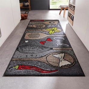 Fußmatte HEINE HOME Teppiche Gr. B/L: 115 cm x 175 cm, 7 mm, 1 St., bunt (grau, bunt) Fußmatten gemustert