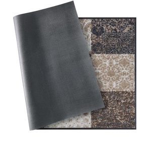 Fußmatte HEINE HOME Teppiche Gr. B/L: 60 cm x 180 cm, 7 mm, 1 St., grau (grau, braun) Fußmatten gemustert