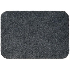 Fußmatte HOME AFFAIRE Willa Teppiche Gr. B/L: 72 cm x 150 cm, 9 mm, 1 St., grau (dunkelgrau) Funktionsfußmatte Fußmatte Schmutzfangläufer Teppiche In- und Outdoor geeignet, waschbar