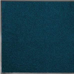Fußmatte PRIMAFLOR-IDEEN IN TEXTIL CLEAN Teppiche Gr. B/L: 90 cm x 150 cm, 8,5 mm, 1 St., blau Fußmatte Funktionsfußmatte Schmutzfangläufer Teppiche Schmutzfangmatte, große Farbauswahl, waschbar