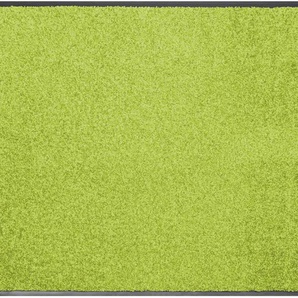 Fußmatte PRIMAFLOR-IDEEN IN TEXTIL CLEAN Teppiche Gr. B/L: 90 cm x 150 cm, 8,5 mm, 1 St., grün Fußmatte Funktionsfußmatte Schmutzfangläufer Teppiche Schmutzfangmatte, große Farbauswahl, waschbar