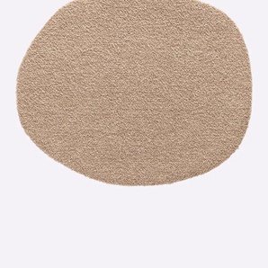Fußmatte SALONLOEWE Teppiche Gr. B/L: 100 cm x 115 cm, 7 mm, 1 St., grau (taupe) Fußmatten gemustert
