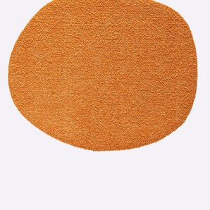 Fußmatte SALONLOEWE Teppiche Gr. B/L: 100 cm x 115 cm, 7 mm, 1 St., orange (apricot) Fußmatten gemustert