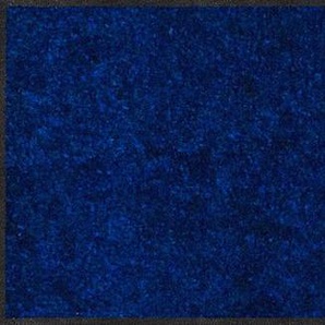 Fußmatte SALONLOEWE Teppiche Gr. B/L: 100 cm x 150 cm, 7 mm, 1 St., blau (royalblau) Fußmatten gemustert