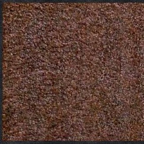 Fußmatte SALONLOEWE Teppiche Gr. B/L: 100 cm x 150 cm, 7 mm, 1 St., braun (nougat) Fußmatten gemustert