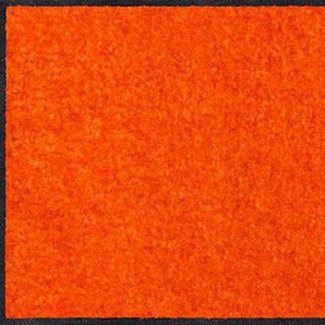 Fußmatte SALONLOEWE Teppiche Gr. B/L: 100 cm x 150 cm, 7 mm, 1 St., orange Fußmatten gemustert