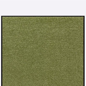 Fußmatte SALONLOEWE Teppiche Gr. B/L: 115 cm x 115 cm, 7 mm, 1 St., grün Fußmatten einfarbig