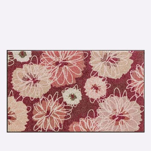 Fußmatte SALONLOEWE Teppiche Gr. B/L: 115 cm x 175 cm, 7 mm, 1 St., lila (beere, rosé) Fußmatten gemustert