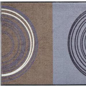 Fußmatte SALONLOEWE Teppiche Gr. B/L: 180 cm x 60 cm, 7 mm, 1 St., grau (natur, grau) Fußmatten gemustert