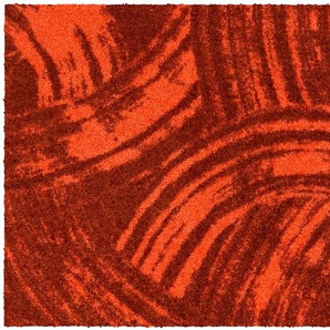 Fußmatte SALONLOEWE Teppiche Gr. B/L: 45 cm x 70 cm, 7 mm, 1 St., orange (terra) Fußmatten gemustert