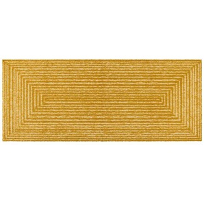 Fußmatte SALONLOEWE Teppiche Gr. B/L: 60 cm x 180 cm, 7 mm, 1 St., gelb Fußmatten gemustert