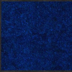 Fußmatte SALONLOEWE Teppiche Gr. B/L: 70 cm x 100 cm, 7 mm, 1 St., blau (royalblau) Fußmatten gemustert