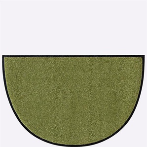 Fußmatte SALONLOEWE Teppiche Gr. B/L: 85 cm x 60 cm, 7 mm, 1 St., grün Fußmatten einfarbig