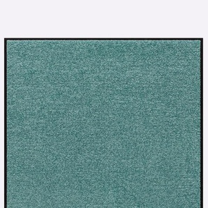 Fußmatte SALONLOEWE Teppiche Gr. B/L: 85 cm x 85 cm, 7 mm, 1 St., grün (mint) Fußmatten einfarbig