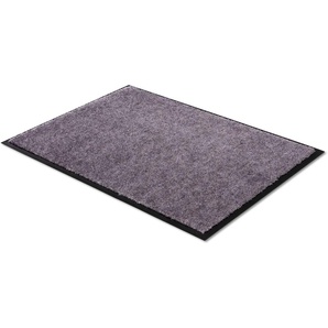 Fußmatte SCHÖNER WOHNEN-KOLLEKTION Miami Uni Teppiche Gr. B/L: 67 cm x 100 cm, 7 mm, 1 St., grau (dunkelgrau) Funktionsfußmatte Fußmatte Schmutzfangläufer Teppiche Schmutzfangmatte, waschbar