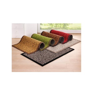 Fußmatte Teppiche Gr. B/L: 90 cm x 120 cm, 1 mm, 1 St., gelb (ocker) Fußmatten einfarbig