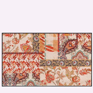 Fußmatte WASH+DRY BY KLEEN-TEX Teppiche Gr. B/L: 115 cm x 175 cm, 7 mm, 1 St., orange (apricot, bedruckt) Fußmatten gemustert