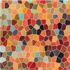 Fußmatte WASH+DRY BY KLEEN-TEX Teppiche Gr. B/L: 170 cm x 240 cm, 9 mm, 1 St., orange (terra, gemustert) Fußmatten gemustert