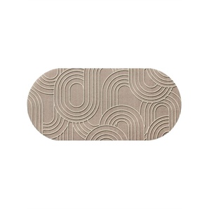Fußmatte WASH+DRY BY KLEEN-TEX Teppiche Gr. B/L: 50 cm x 90 cm, 9 mm, 1 St., beige Fußmatten gemustert