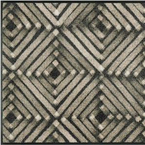 Fußmatte WASH+DRY BY KLEEN-TEX Teppiche Gr. B/L: 60 cm x 180 cm, 7 mm, 1 St., beige (anthrazit, beige) Fußmatten gemustert