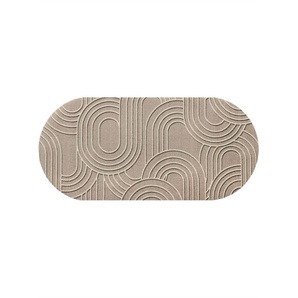 Fußmatte WASH+DRY BY KLEEN-TEX Teppiche Gr. B/L: 70 cm x 150 cm, 9 mm, 1 St., beige Fußmatten gemustert