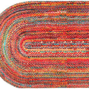 Fußmatte WASH+DRY BY KLEEN-TEX Teppiche Gr. B/L: 70 cm x 150 cm, 9 mm, 1 St., bunt (rot, bunt) Fußmatten gemustert