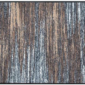 Fußmatte WASH+DRY BY KLEEN-TEX Teppiche Gr. B/L: 75 cm x 120 cm, 7 mm, 1 St., braun (braun, beige) Fußmatten gemustert