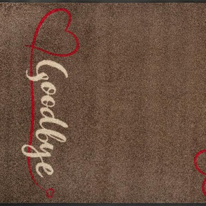 Fußmatte WASH+DRY BY KLEEN-TEX Teppiche Gr. B/L: 75 cm x 120 cm, 7 mm, 1 St., braun Fußmatten gemustert