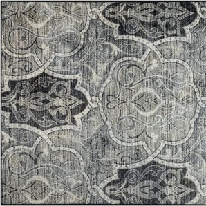 Fußmatte WASH+DRY BY KLEEN-TEX Teppiche Gr. B/L: 75 cm x 190 cm, 7 mm, 1 St., grau (grau, gemustert) Fußmatten gemustert