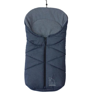 Fußsack HEITMANN FELLE Eisbärchen - Kleiner Winterfußsack Fußsäcke blau Kinder Zubehör für Kinderwagen mit Fleecefutter, Baby-Tragschalen, u.v.m
