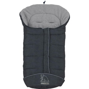 Fußsack HEITMANN FELLE Eisbärchen - Winterfußsack Copy Fußsäcke grau Kinder Zubehör für Kinderwagen mit Fleecefutter, Mumienform möglich, Kinderwagen, waschbar