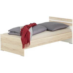 Futonbett  Caja ¦ holzfarben ¦ Maße (cm): B: 96 H: 72 T: 204