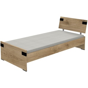 Futonbett  Louis ¦ holzfarben ¦ Maße (cm): B: 96 H: 85