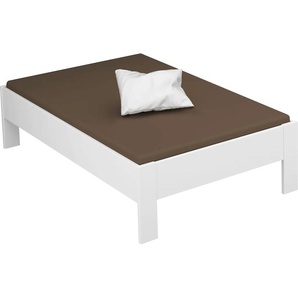 Futonbett RAUCH Aditio Betten Gr. Liegefläche B/L: 120 cm x 200 cm Betthöhe: 50 cm, kein Härtegrad, ohne Matratze, weiß Bett Bettgestell Futonbett Polsterbetten Bettgestelle Betten ohne Kopfteil