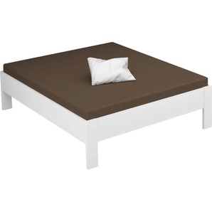 Futonbett RAUCH Aditio Betten Gr. Liegefläche B/L: 160 cm x 200 cm Betthöhe: 50 cm, kein Härtegrad, ohne Matratze, weiß Bett Bettgestell Futonbett Polsterbetten Bettgestelle Betten ohne Kopfteil