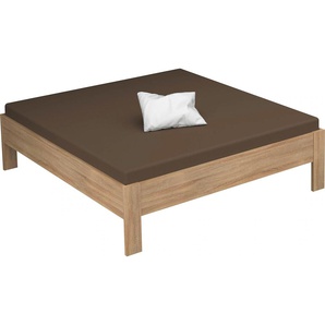 Futonbett RAUCH Aditio Betten Gr. Liegefläche B/L: 180 cm x 200 cm Betthöhe: 50 cm, kein Härtegrad, ohne Matratze, braun (struktureichefarben hell) Bett Bettgestell Futonbett Polsterbetten Bettgestelle Betten ohne Kopfteil